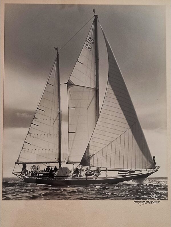 1970s, Peter Barlow, Signed, Yachting, Black & White Photographs, Low Angle - Image 5