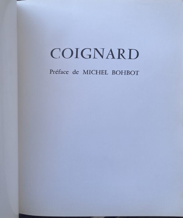 1977, Exhibition Catalog, JAMES COIGNARD, Preface Michel Bohbot, First Edition - Image 3