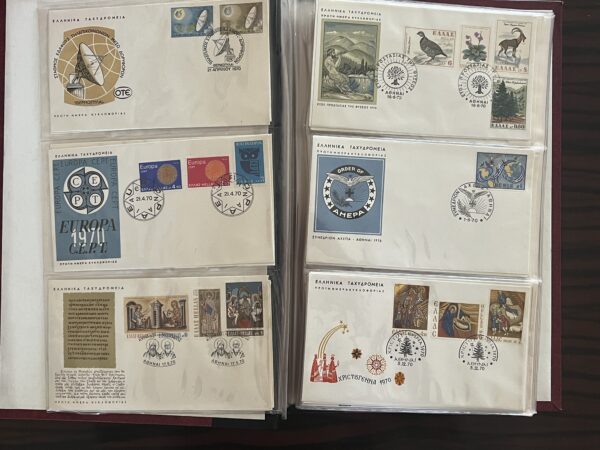 120 First Day Covers, Greece, FDC, Lot Collection, Greece, from 1969 - 1979 - Image 10