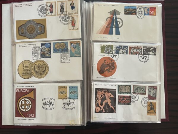 120 First Day Covers, Greece, FDC, Lot Collection, Greece, from 1969 - 1979 - Image 7