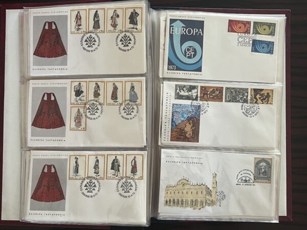 120 First Day Covers, Greece, FDC, Lot Collection, Greece, from 1969 - 1979 - Image 6