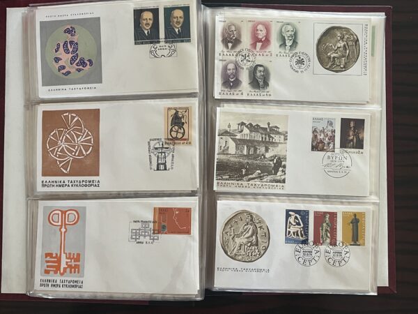 120 First Day Covers, Greece, FDC, Lot Collection, Greece, from 1969 - 1979 - Image 5