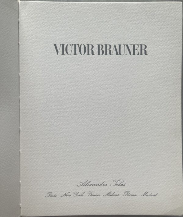 VICTOR BRAUNER, Exhibition Catalogue, Iolas Gallery, 1971, Surrealism, 1/1000 - Image 2