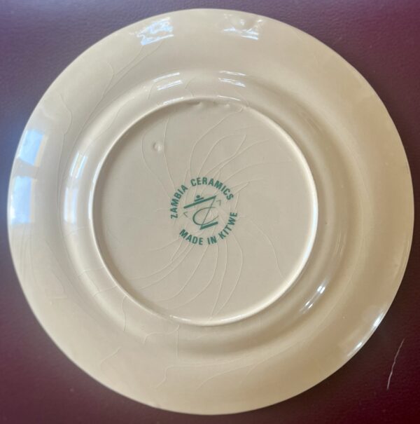 Rare, 1984, Plate, Ceramic, ZAMBIA, AFRICA, 20th Anniversary, Made in Kitwe - Image 3