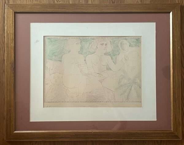 Rare, Alekos Fassianos, Original Lithograph, HAND SIGNED, Numbered, NOT TODAY, E.A. - Image 5