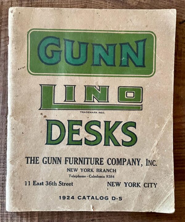 RARE! 1924, The Gunn Furniture Company, Catalog, Gunn Desks, New York