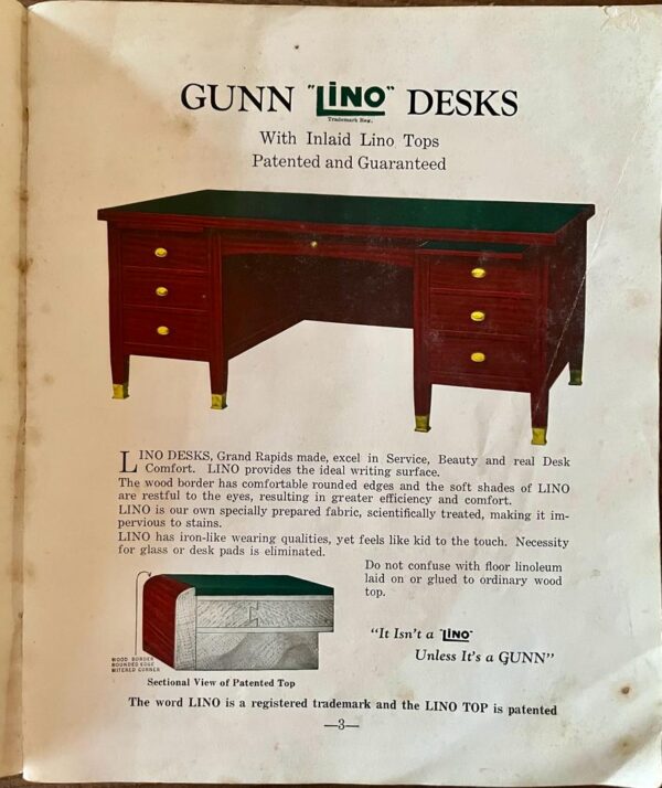 RARE! 1924, The Gunn Furniture Company, Catalog, Gunn Desks, New York - Image 7