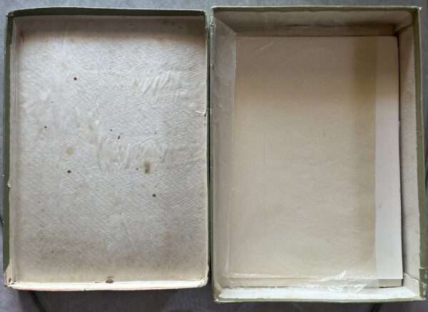 RARE! 1940's, Original Vintage, Litho Cardboard Lingerie Box, Greece, Athens - Image 2