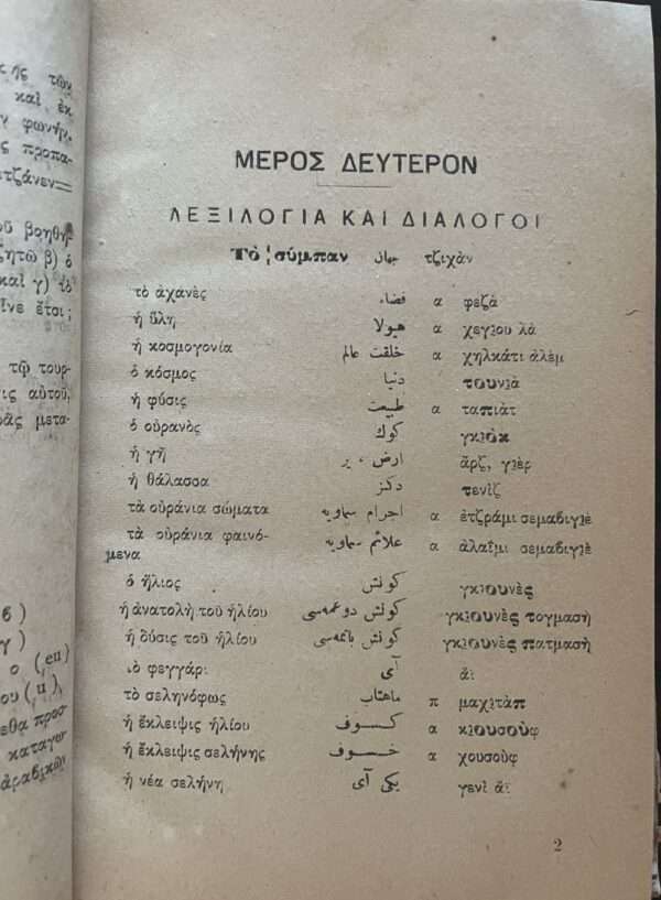 1923, Greece, Original Vintage, Turkish Language Guide, Arabic Script, Paraschos Kalambakas - Image 3