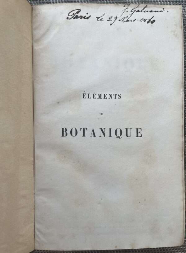 Rare, 1857, French Book, J.-B. Payer, Elements de Botanique, Part I, Organographie, Botany - Image 3