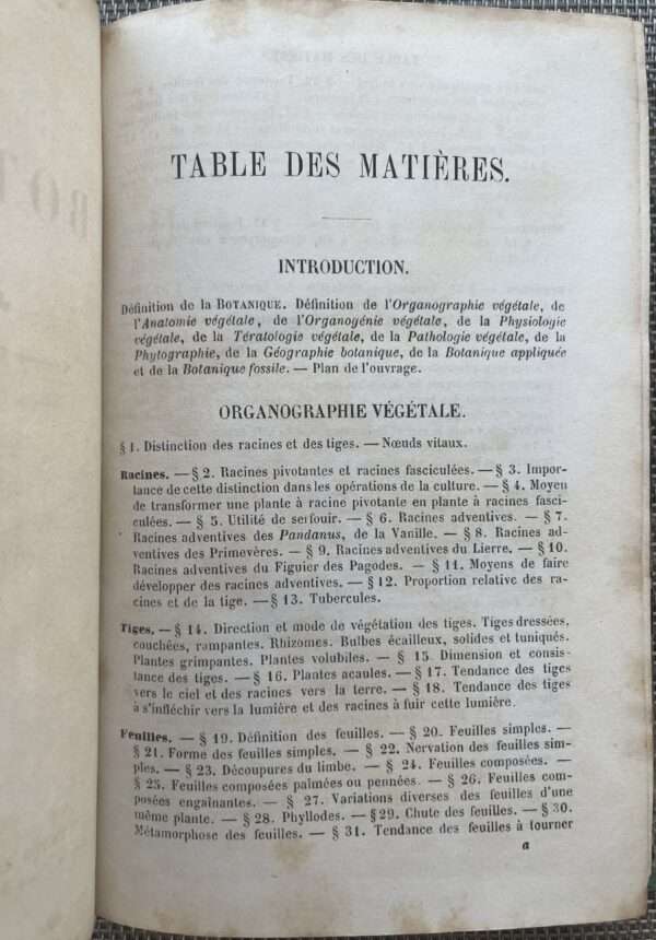 Rare, 1857, French Book, J.-B. Payer, Elements de Botanique, Part I, Organographie, Botany - Image 5