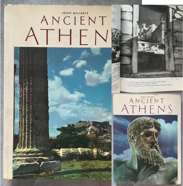 1950's, Greek Photo Book, Ancient Athens, First Edition, Yannis Miliadis