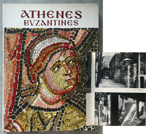 1950's, Greek Photo Book, Byzantine Athens, First Edition, Pechlivanidis, Greece