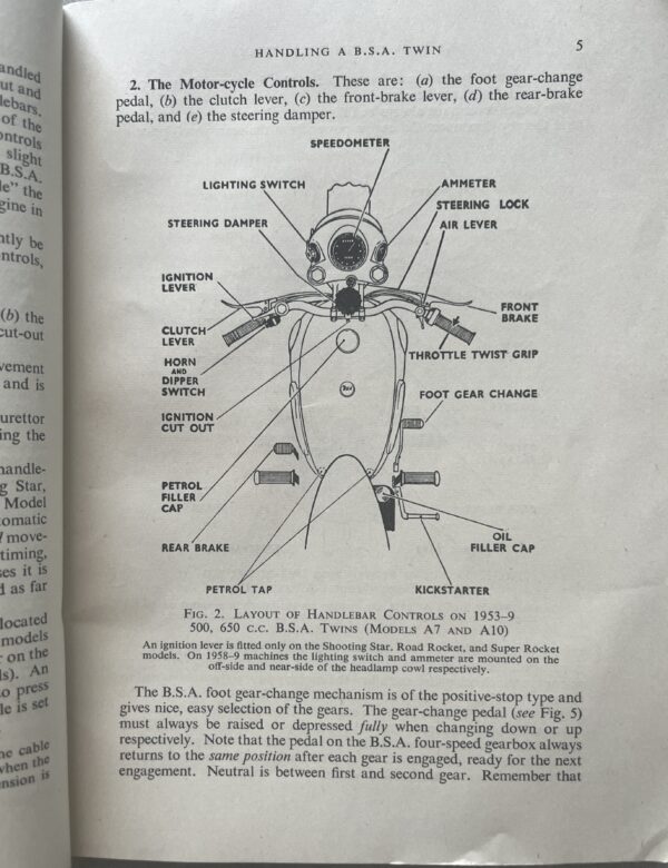 1960, Pitman's The Book of the B.S.A. Twins, W. C. Haycraft, Motorcycle Guide for A7 & A10 - Image 7