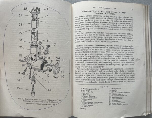 1960, Pitman's The Book of the B.S.A. Twins, W. C. Haycraft, Motorcycle Guide for A7 & A10 - Image 8