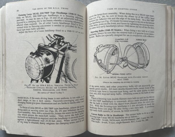 1960, Pitman's The Book of the B.S.A. Twins, W. C. Haycraft, Motorcycle Guide for A7 & A10 - Image 10