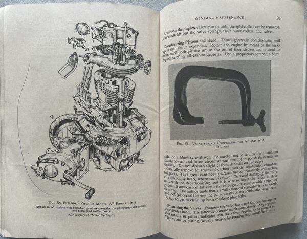 1960, Pitman's The Book of the B.S.A. Twins, W. C. Haycraft, Motorcycle Guide for A7 & A10 - Image 13