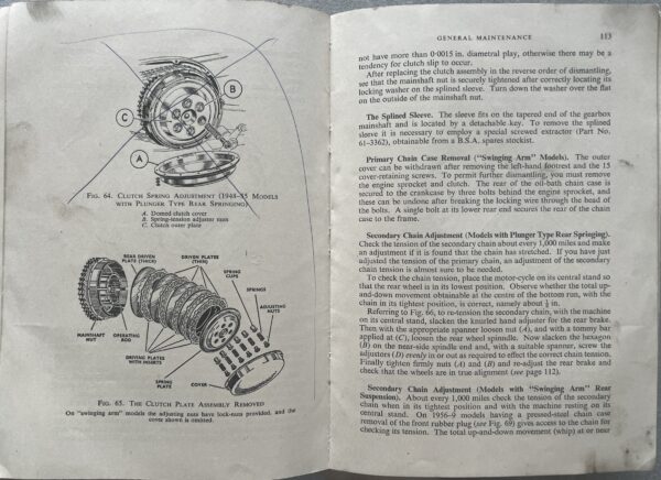 1960, Pitman's The Book of the B.S.A. Twins, W. C. Haycraft, Motorcycle Guide for A7 & A10 - Image 14