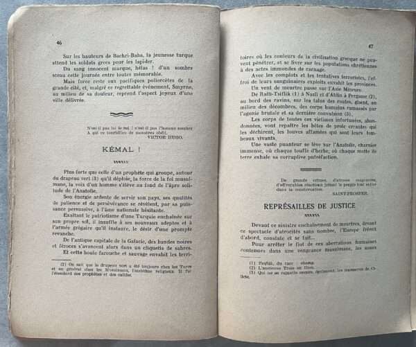 Rare, 1935, Richard Gondrand , La Tragédie de l' Asie Mineure, Smyrna Catastrophe, Greco-Turkish War - Image 5