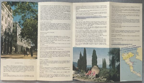 Rare, 1961, Original Brochure, C. Grammatopoulos, EOT, Corfu, Kerkyra, Tourism - Image 3