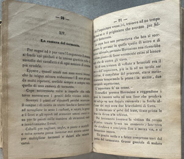 Rare, 1860, Franco Mistrali, Fra Hieronimo Savonarola, Monaco e Papa, First Edition, 4 Vol. in 1 - Image 13