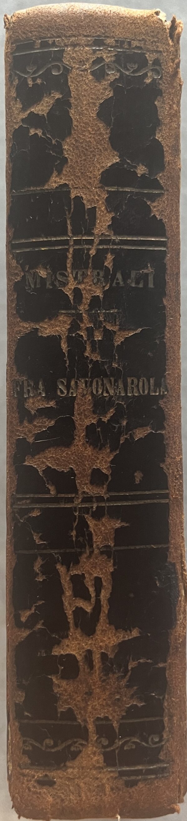 Rare, 1860, Franco Mistrali, Fra Hieronimo Savonarola, Monaco e Papa, First Edition, 4 Vol. in 1 - Image 16