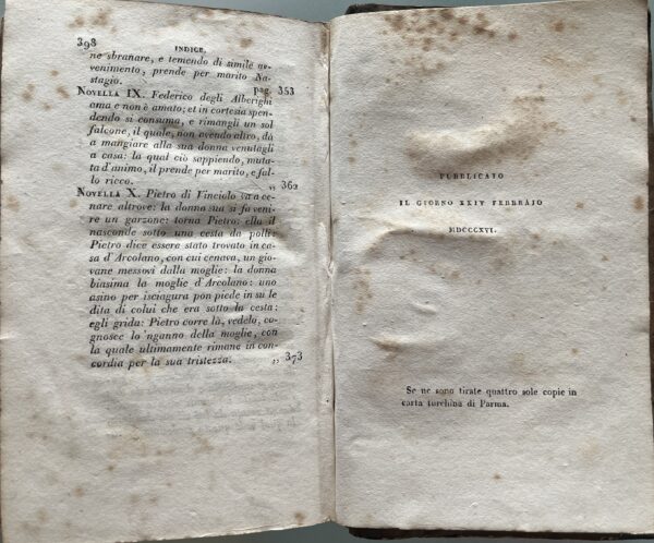 Rare, 1816, Giovanni Bocccaccio, Il Decameron, Milan, G. Silvestri, Volume 1&2 - Image 13