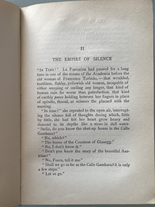 1900, Gabriele D'Annunzio, The Flame of Life, L. C. Page, Boston, First English Edition - Image 12