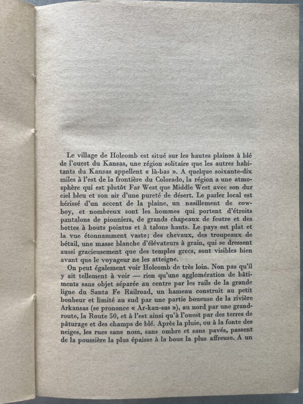 1966, Truman Capote,  First French Edition, De sang-froid, Gallimard, In Cold Blood - Image 4