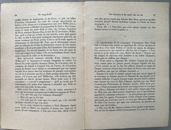 1966, Truman Capote,  First French Edition, De sang-froid, Gallimard, In Cold Blood - Image 5