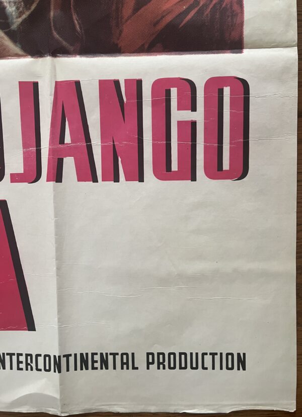 1967, Ivan Rassimov, Django, Italian Western, Original Large Movie Poster - Image 5