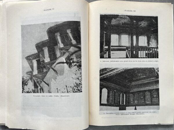 1949-50, 2 Books, Angheliki Hadjimihali, Le Maison Grecque, La Sculpture sur Bois, First Edition, Greek Folk Art - Image 11