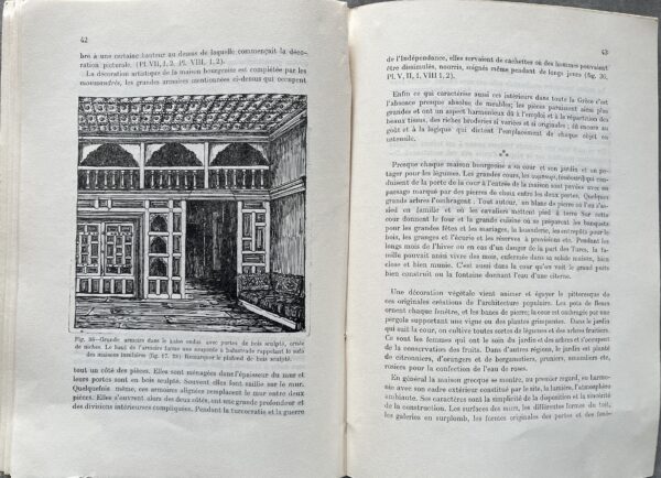 1949-50, 2 Books, Angheliki Hadjimihali, Le Maison Grecque, La Sculpture sur Bois, First Edition, Greek Folk Art - Image 13