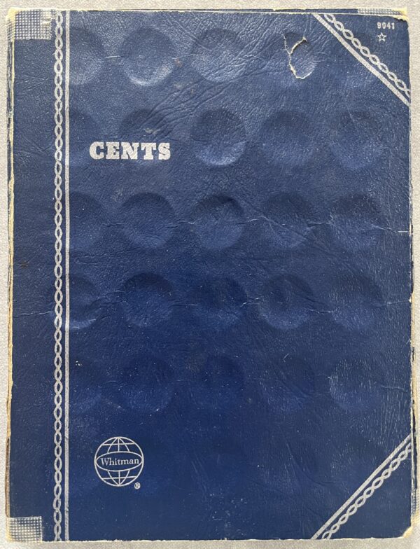 1952, Original Whitman Coin Folder 9041, US Cents, 1941-1974, Western Publishing