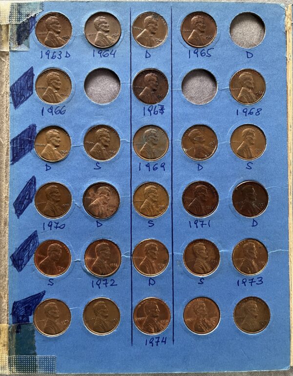 1952, Original Whitman Coin Folder 9041, US Cents, 1941-1974, Western Publishing - Image 5