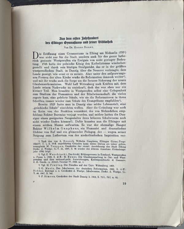 Rare, 1929, Königsberger Beiträge, 400th Anniversary of State Library, First Edition - Image 4