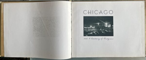 1933, Chicago and a Century of Progress, Photo Album, Edward J. Wonn, First Edition - Image 2