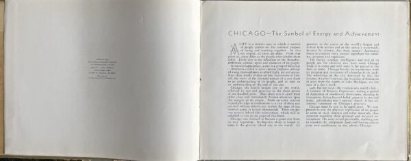 1933, Chicago and a Century of Progress, Photo Album, Edward J. Wonn, First Edition - Image 3