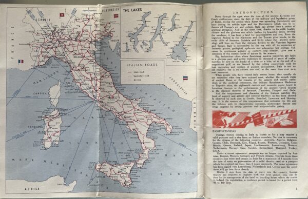 Rare, 1960, Touristic Guide, Sojourn in Italy, Summer Olympic Games Rome, ENIT - Image 2