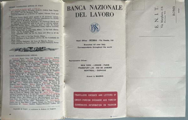 Rare, 1960, Touristic Guide, Sojourn in Italy, Summer Olympic Games Rome, ENIT - Image 7