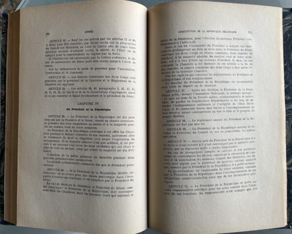 Rare, Signed, 1927, Greece, Alexandre Djiras, Greek Constitution of 1925, First Edition - Image 9