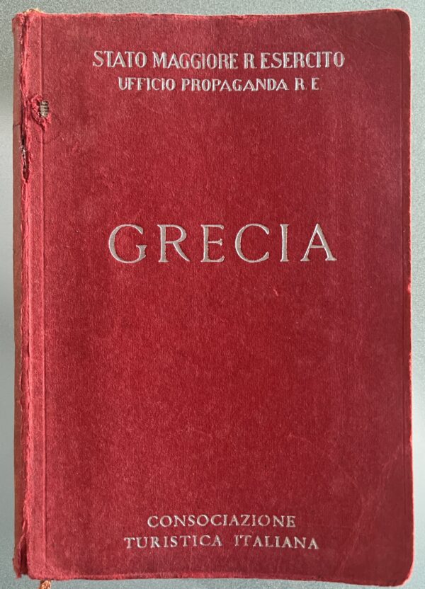 1941, Vintage Italian Travel Guide Book, Greece, WWII, Mussolini Era, First Edition