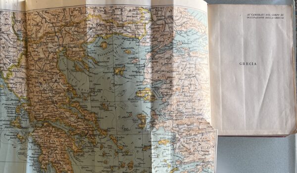 1941, Vintage Italian Travel Guide Book, Greece, WWII, Mussolini Era, First Edition - Image 2