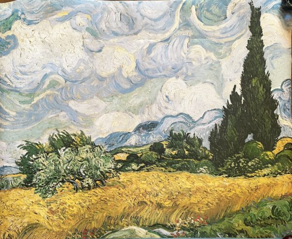 Rare, 1993, Original Poster, Vincent Van Gogh, Wheat Field with Cypresses, Metropolitan Museum NY - Image 10