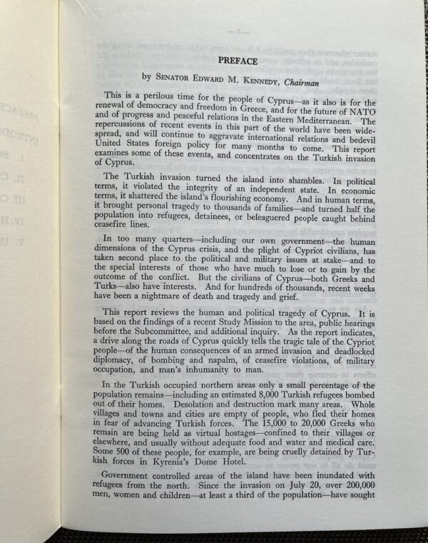 1974, Cyprus Tragedy, A Study Mission Report, Turkish Invasion, Refugee-Crisis - Image 3