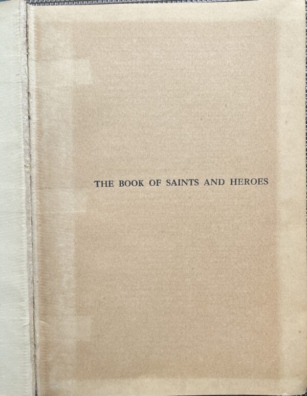 Rare, 1912, The Book of Saints and Heroes, Andrew Lang, Longmans Green, H.J. Ford - Image 3