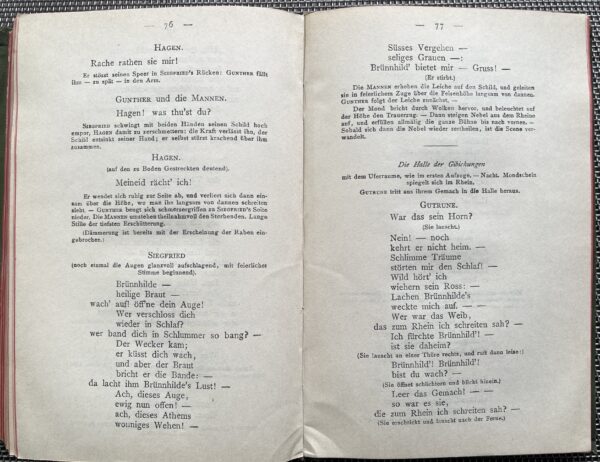 1892, Richard Wagner, Original Libretto, Ring, Nibelungen, Schott's Söhne, Bayreuth - Image 6