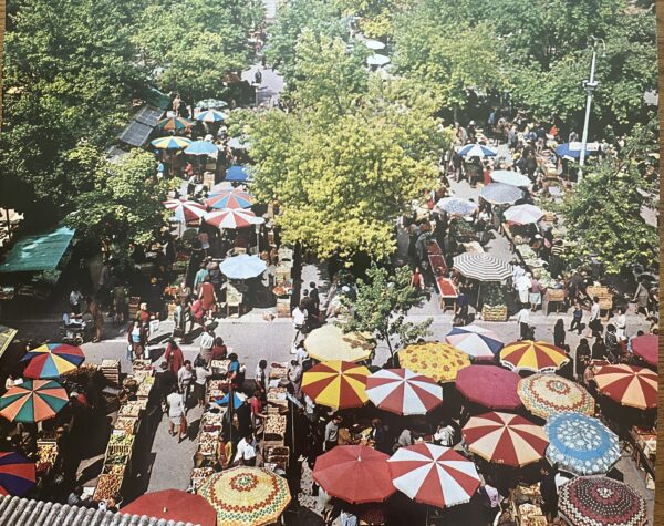 Rare, 1970, Original Official Vintage Photo Poster Slovenia, Ljubljana Central Market, Jugoslavia - Image 10