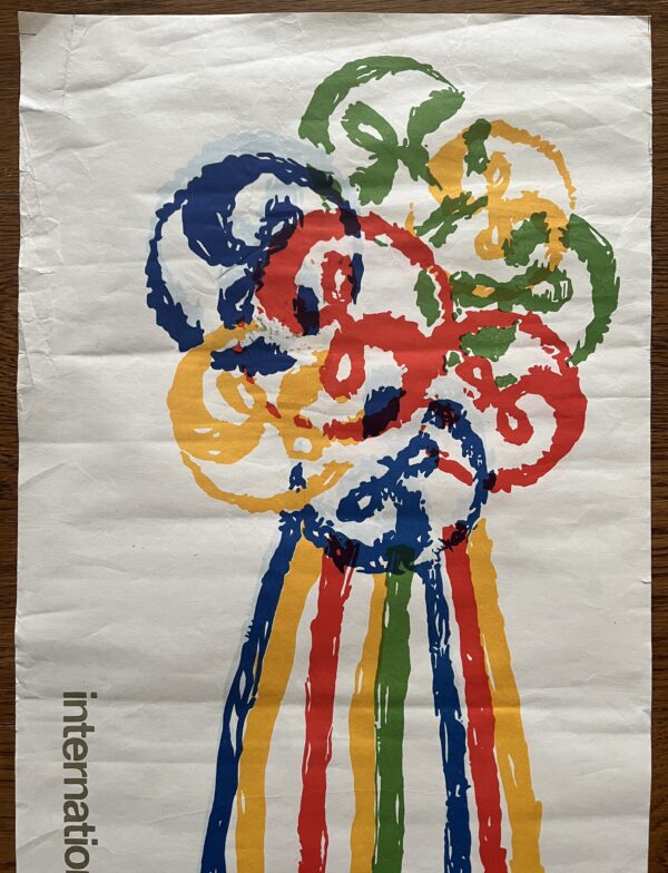 Rare, 1970, Original Official Vintage Poster, Zagreb, Jugoslavia, International Folklore Festival - Image 7