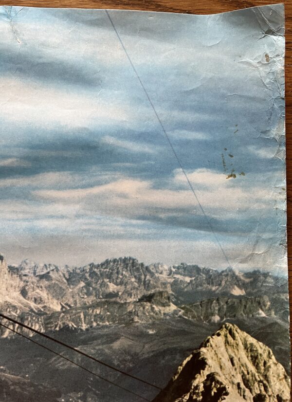 Rare, 1970s, Original Vintage Official Poster, Italy, ENIT, EPT, Dolomites, Marmolada, Ski, Alleghe, Belluno - Image 9